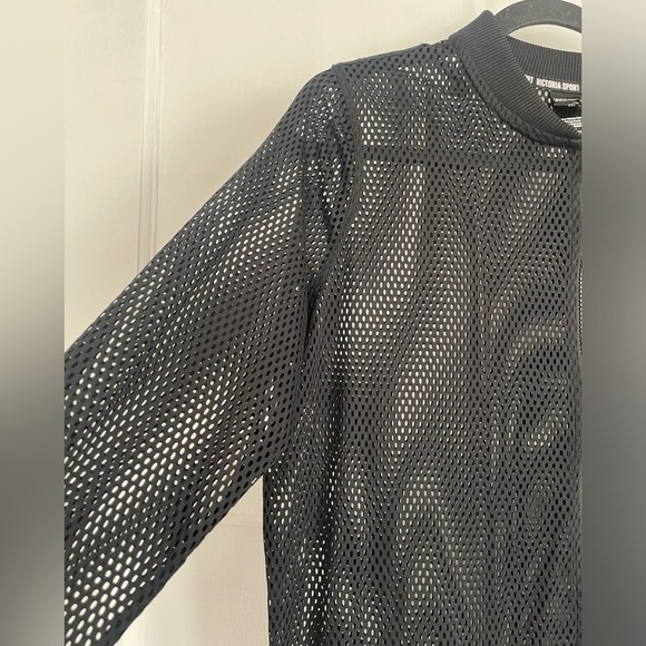 Victoria’s Secret sport athletic mesh bomber jacket medium - Picture 3 of 4